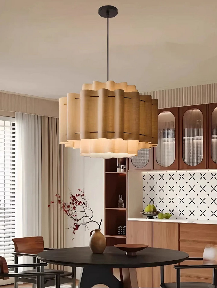 StockHolm 2025 Nordic White Fabric Pendant Light