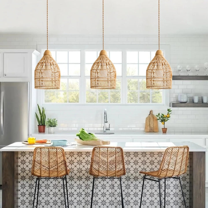 Basket Rattan Pendant Light Shade