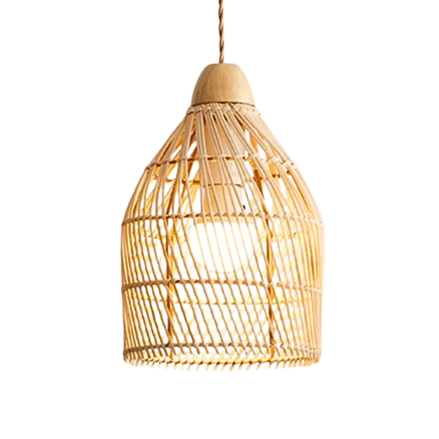 Stylish Small Bamboo Pendant Light