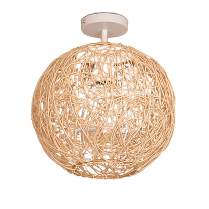 Sucada Round Rattan Light Fixture
