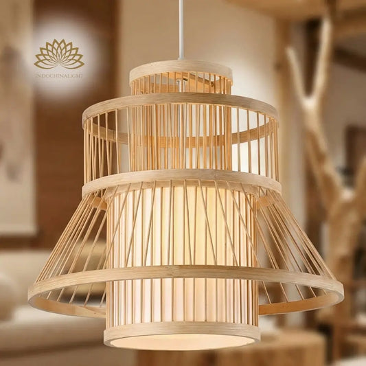 Tatami Bamboo Pendant Light