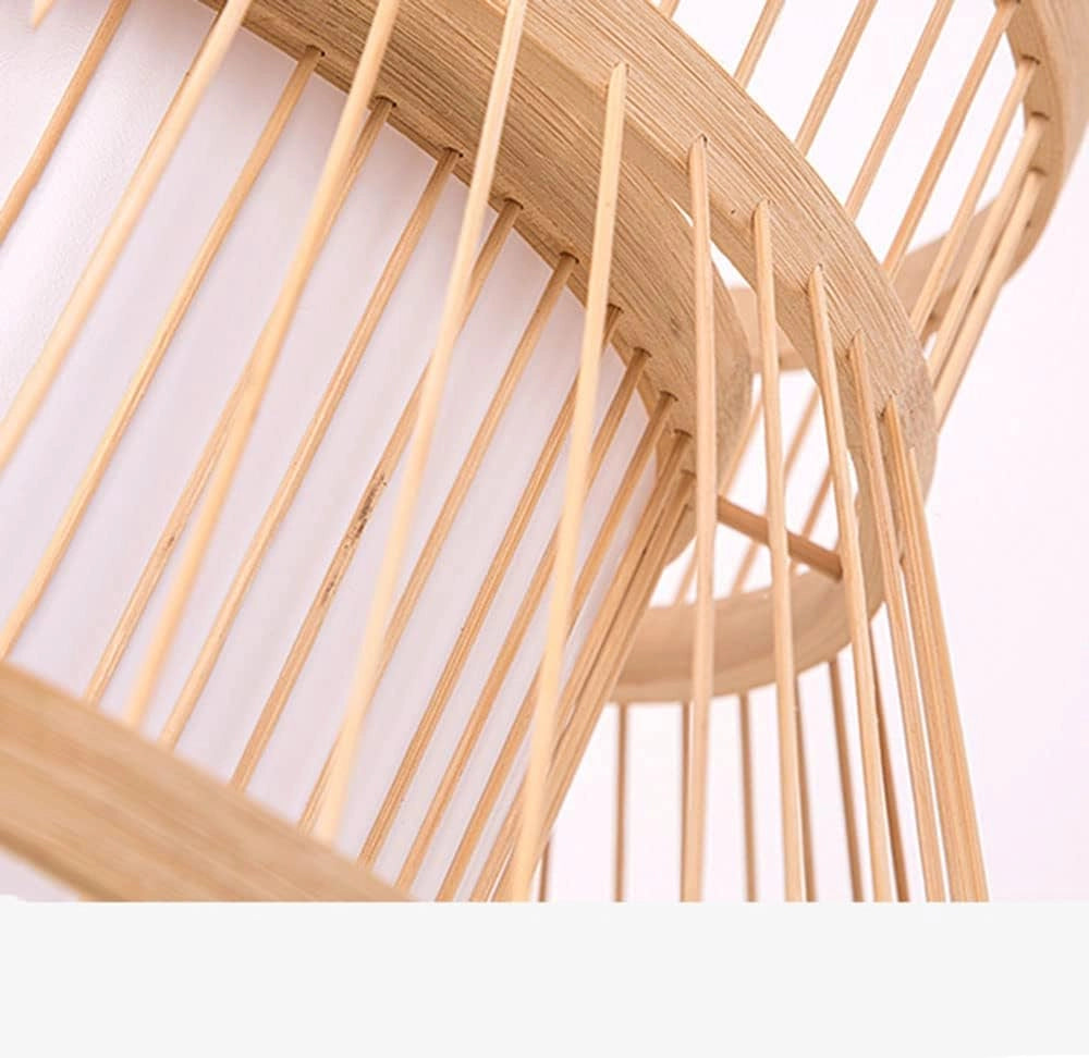 Tatami Pendant Light Woven Bamboo Shade