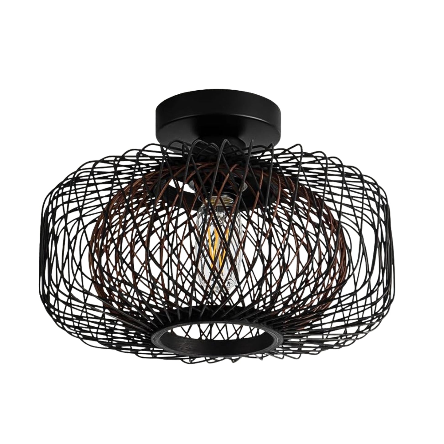 Tbaoinla Rattan Ceiling Light