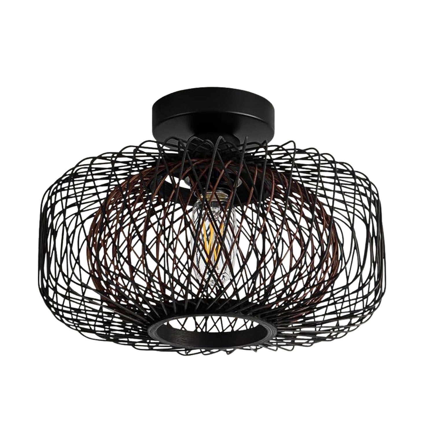 Tbaoinla Rattan Ceiling Light