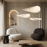 Tense Cloud Japanese Wabi Sabi Silk Pendant Light
