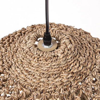 Top of Boho Globe Small Basket Pendant Light Shade
