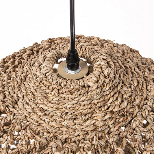 Top of Boho Globe Small Basket Pendant Light Shade