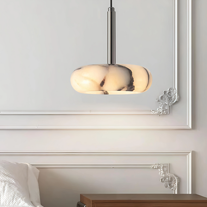 Vitrella Alabaster Luna Marble Pendant Light
