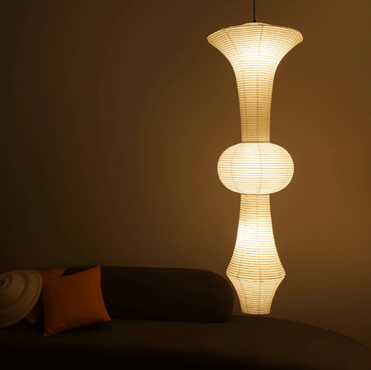 Wabi Sabi Akari Rice Paper Pendant Light