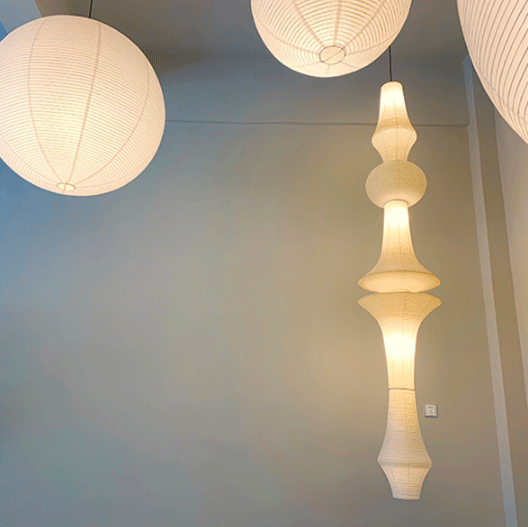 Wabi Sabi Akari Rice Paper Pendant Light