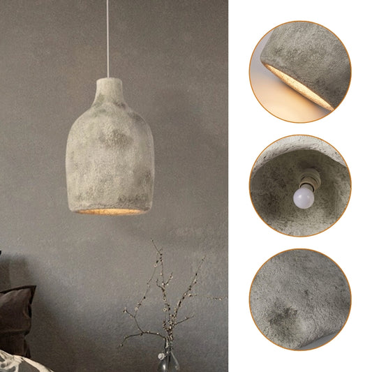 wabi sabi ceramic resin vase pendant light