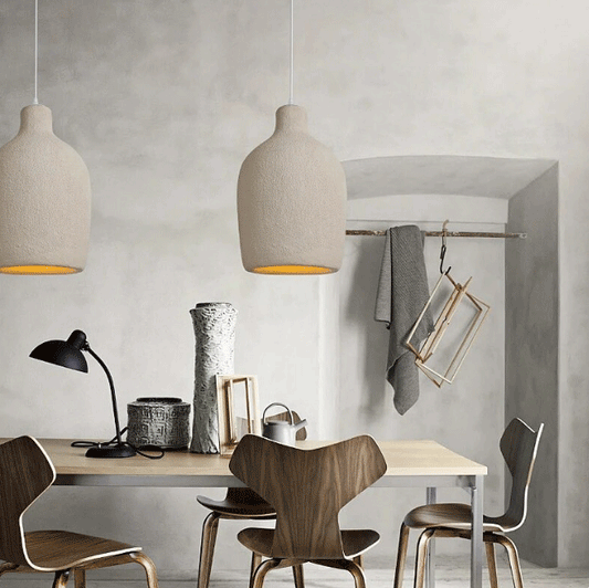 wabi sabi cylinder pendant light for room