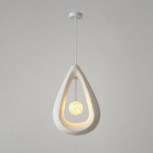 Wabi Sabi Modern Teardrop Pendant Light