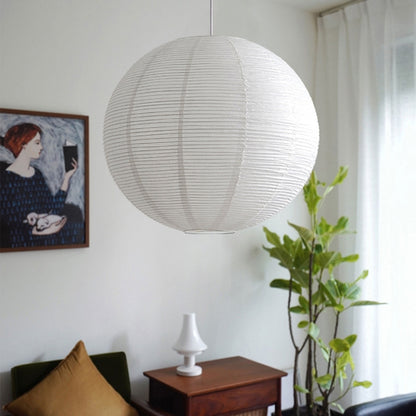 wabi sabi rice paper ball pendant lamp shade