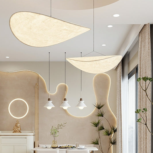 wabi sabi silk cloud pendant light for dining room