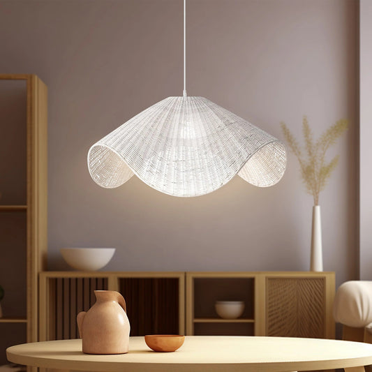 Spence Rattan Pendant Light