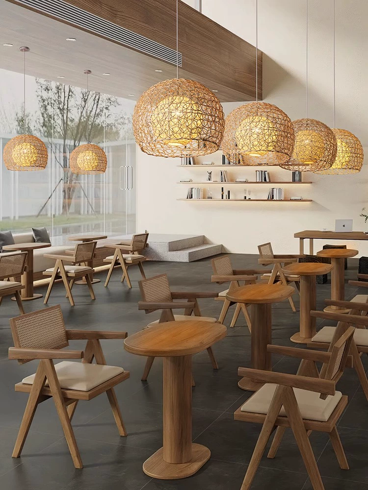 Peynir Basket Rattan Pendant Light