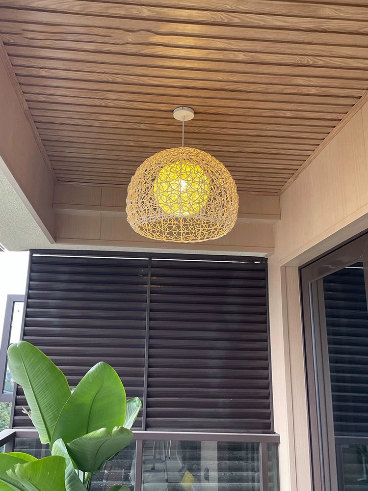 Peynir Basket Rattan Pendant Light