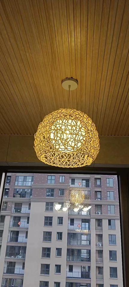 Peynir Basket Rattan Pendant Light