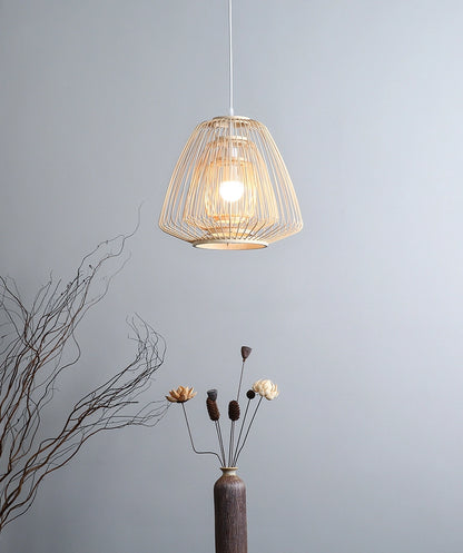 Plura Abstract Bamboo Pendant Light