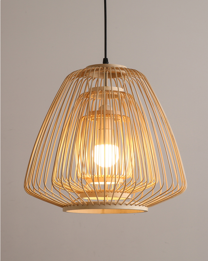 Plura Abstract Bamboo Pendant Light
