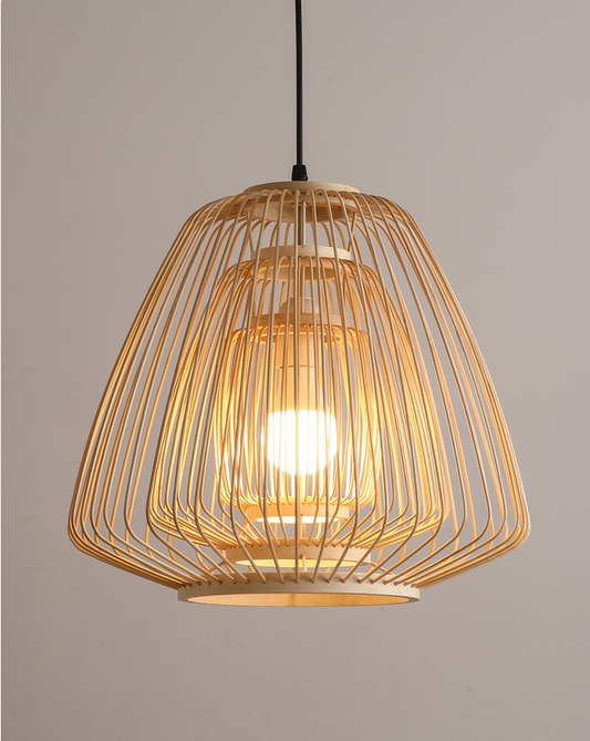 Plura Abstract Bamboo Pendant Light
