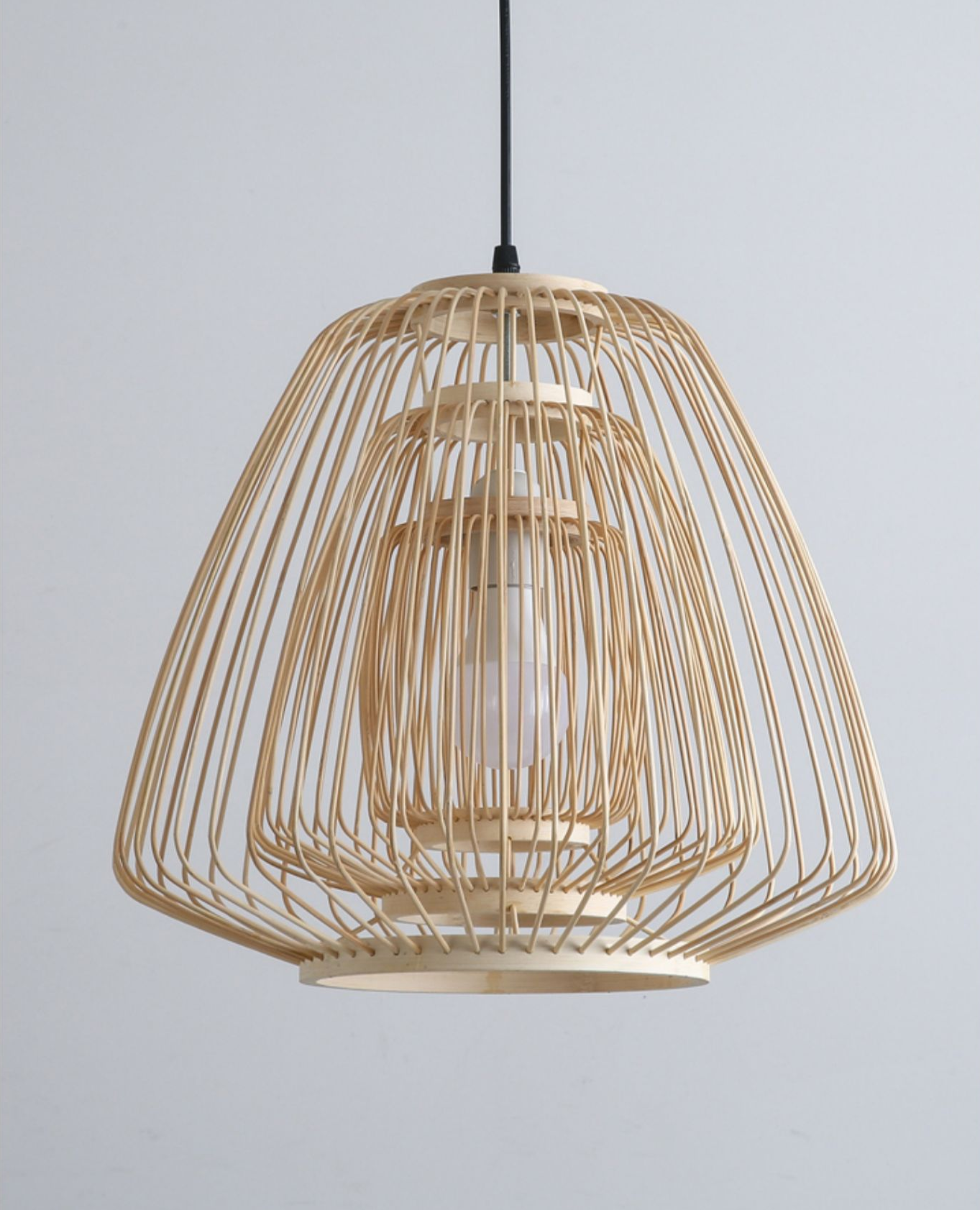 Plura Abstract Bamboo Pendant Light