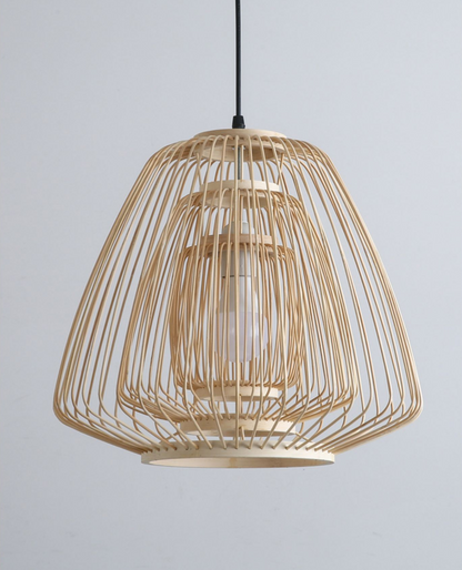 Plura Abstract Bamboo Pendant Light