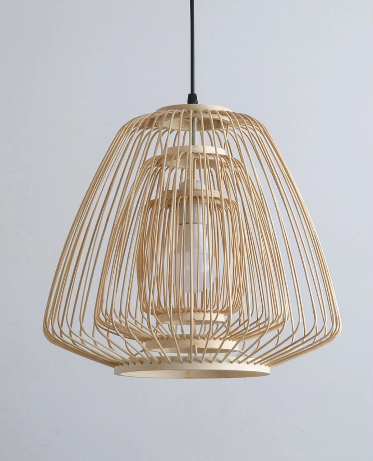 Plura Abstract Bamboo Pendant Light