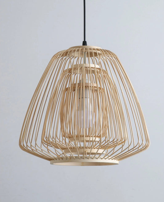 Plura Abstract Bamboo Pendant Light