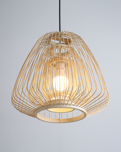 Plura Abstract Bamboo Pendant Light