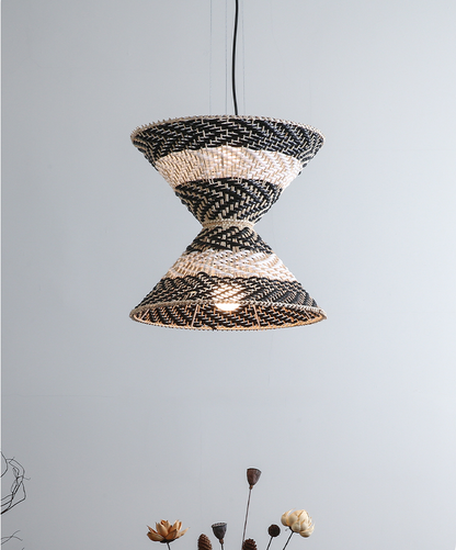 Hourstria Wicker Rattan Pendant Light