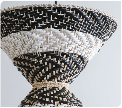 Hourstria Wicker Rattan Pendant Light
