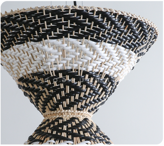 Hourstria Wicker Rattan Pendant Light