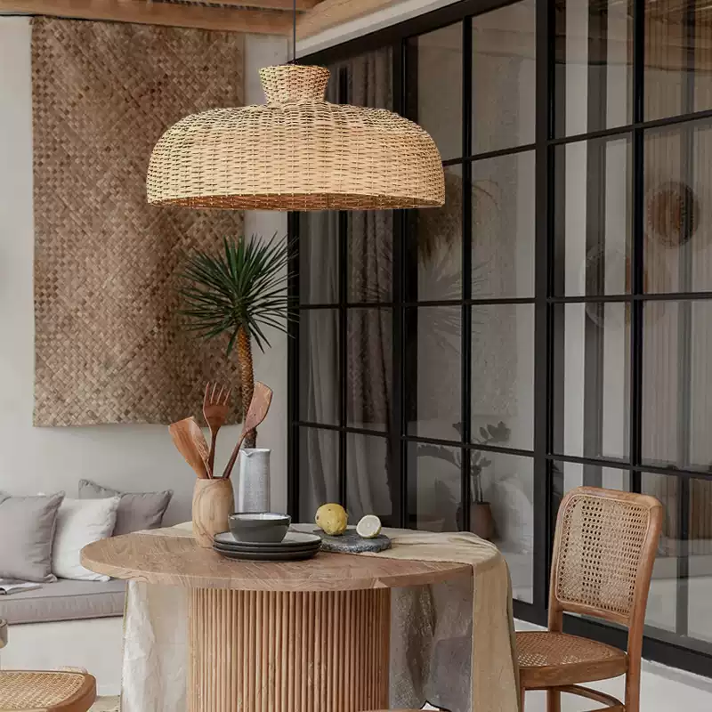 Shihadi Wicker Rattan Pendant Light