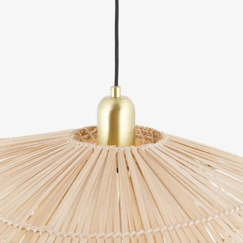 Wilby Bamboo Pendant Light Woven Shade