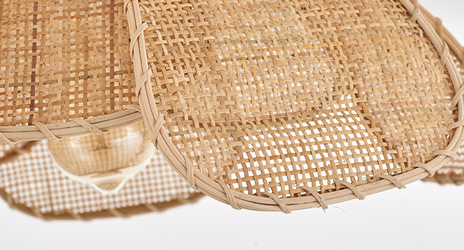 Willa Petal Rattan Ceiling Light